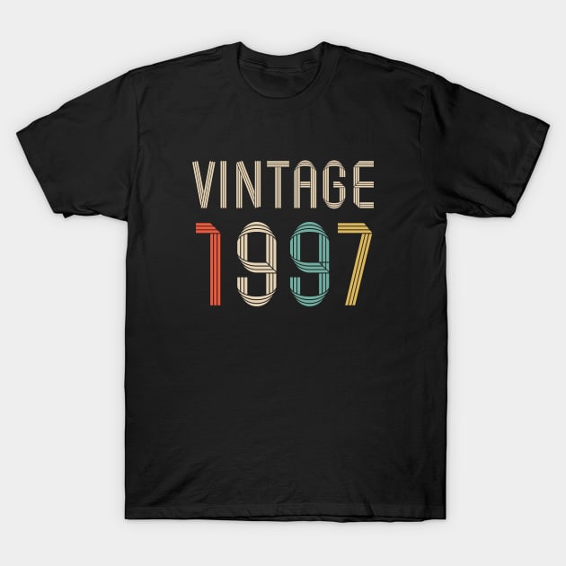 Vintage 1997 25 years old birthday T-Shirt by hoopoe